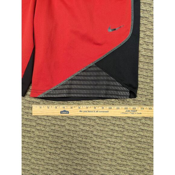Nike LeBron James Dri-FIT Basketball Shorts Men’s Large Black Red Athletic - Picture 5 of 8